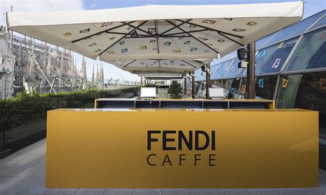 fendi cafe mailand|The Fendi Caffè opens at the Rinascente in Milan.